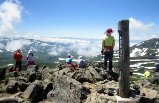 s2013-08-03 赤岳～黒岳縦走 109山頂からの絶景
